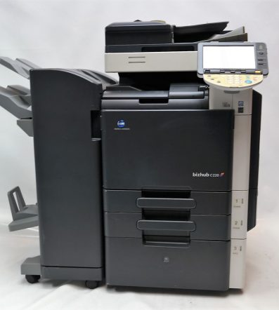 KONICA MINOLTA bizhub C220 + finišer FS-527 brožovací